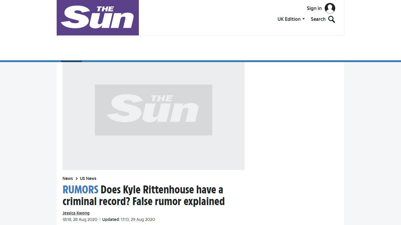 Does Kyle Rittenhouse have a criminal record? False rumor explained